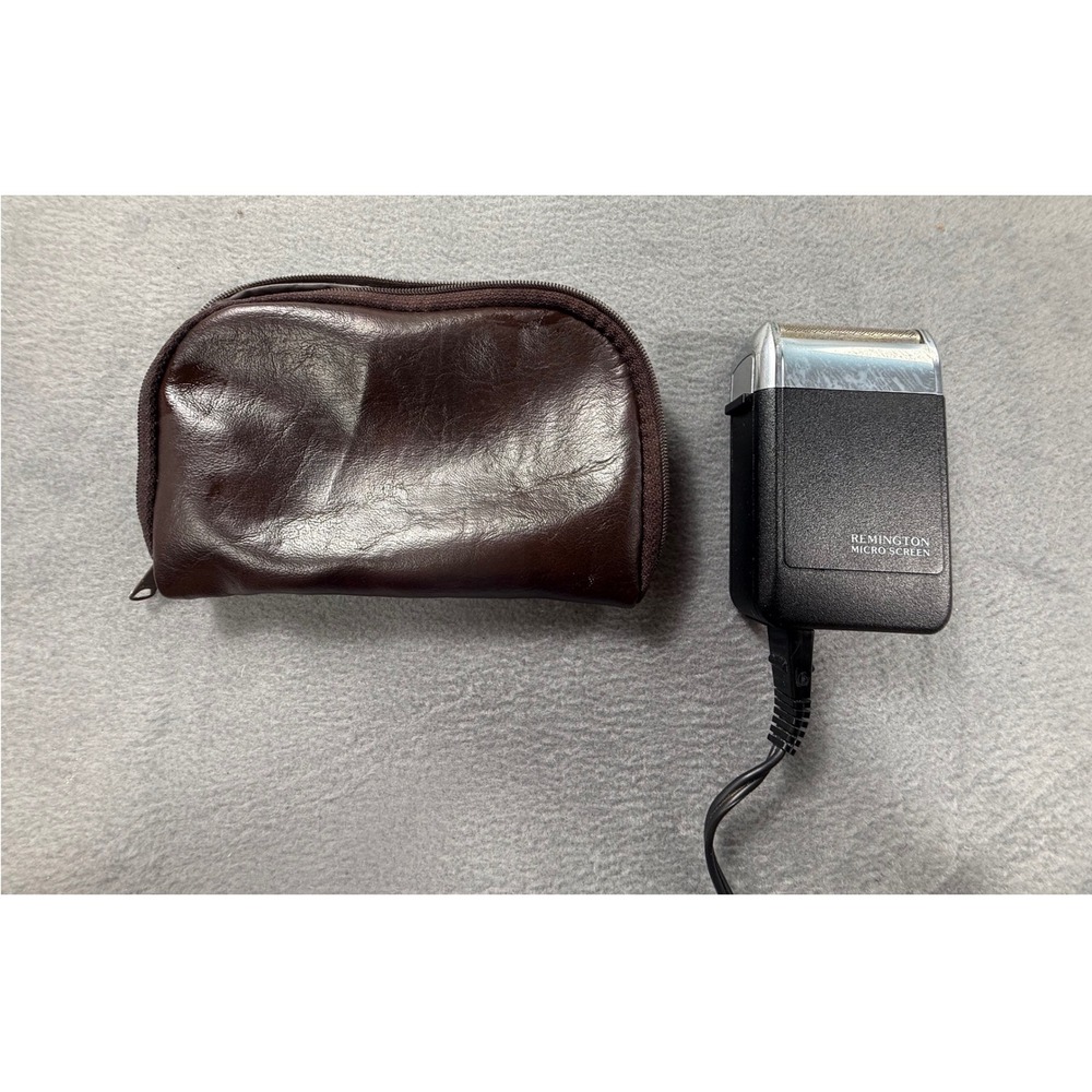 Vintage Remington Micro Screen Electric Shaver Model SMF Corded Razor USA Case